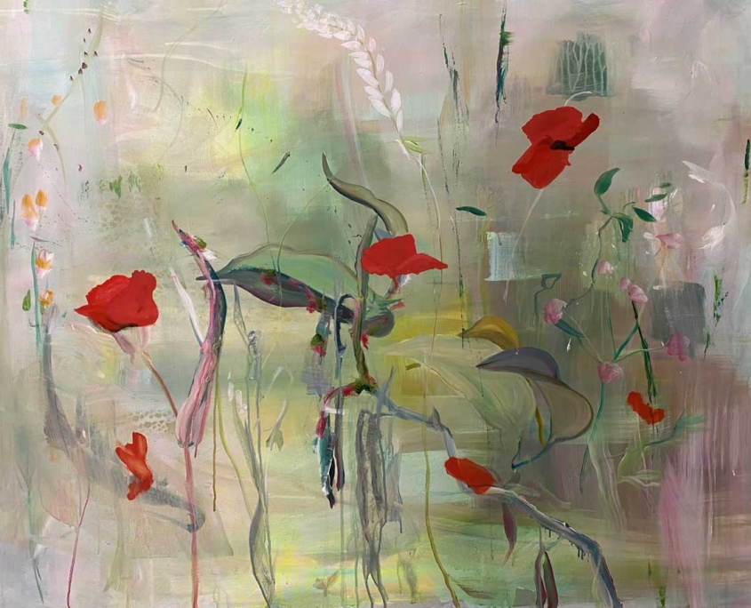 Marjan Jaspers, Autumn, acryl oil on canvas, 100x140cm