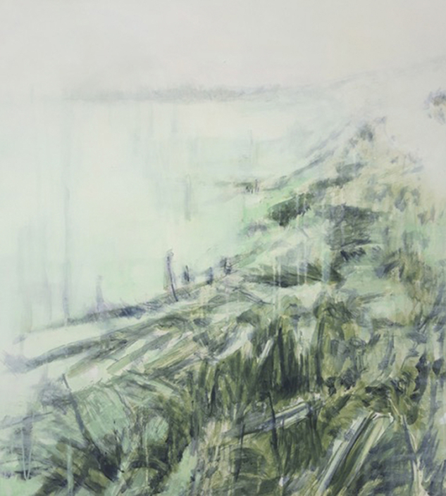 Carolien Wissing, Dyke 90 x 100 cm 2024